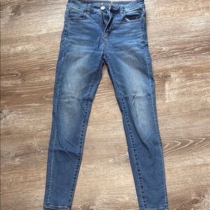 American Eagle Outfitters Blue Skinny Jeans with Stretch